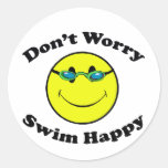 Swim Happy Sticker