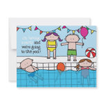 Swim - Invitation invitations