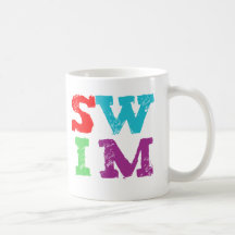 SWIM letters Coffee Mugs