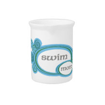 Swim Mom Swirl Drink Pitchers