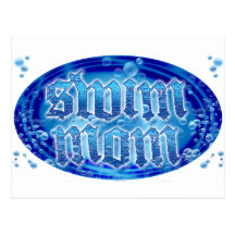 swim moms postcard