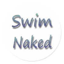 Swim Naked Stickers