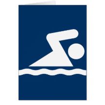 Swim Symbol Card