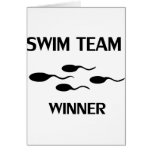 swim team winner icon cards