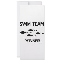 swim team winner icon rack cards
