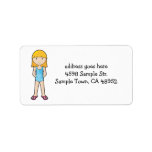 SwimGirl Custom Address Label
