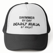Swimmer Deadly Ninja by Night Trucker Hats