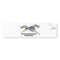 SWIMMER JOKES BUMPER STICKERS