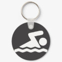 Swimmer Keychain by SarahDias Swimmer Keychain
