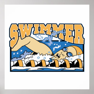 Swim Team Posters | Zazzle