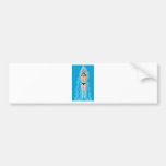 swimmer swimming freestyle front crawl bumper stickers