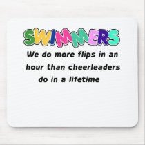 Swimmers & Cheerleaders Mousepad
