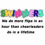 Swimmers &amp; Cheerleaders Acrylic Cut Out