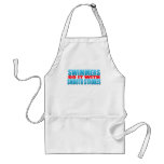 Swimmers do it with smooth strokes apron
