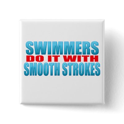Swimmers do it with smooth strokes Pin