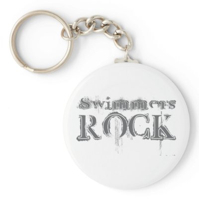 Swimmers Rock key chain