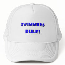 Swimmers Rule! hats by professions Swimmers Rule! hats