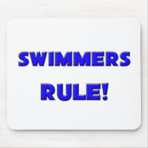 Swimmers Rule! mousepads