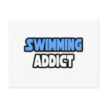 Swimming Addict postcards by Swimmer_Shirts Swimming Addict postcards