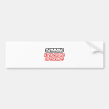 Swimming...All The Cool Kids Are Coaching It Bumper Sticker