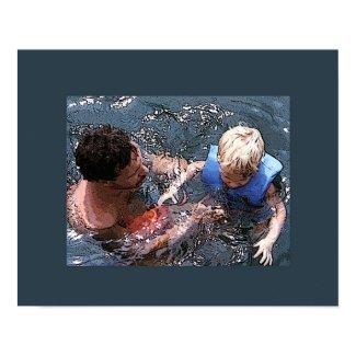 Swimming at the Lake print