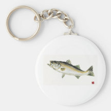 Swimming Bass Key Chains
