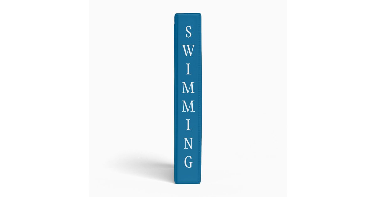 Swimming Binder Zazzle