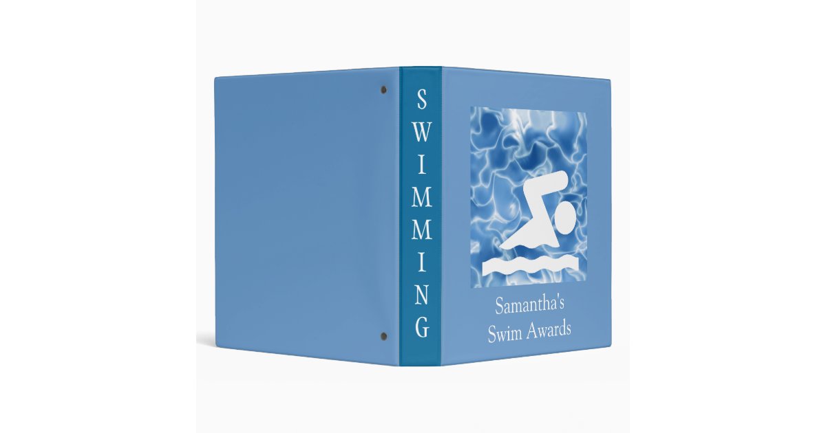 Swimming Binder Zazzle