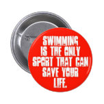 Swimming can save button