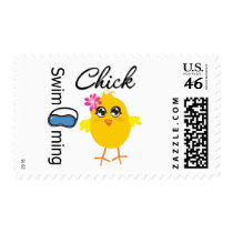 Swimming Chick Stamps