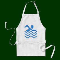 Swimming Clubs Merchandise aprons by doonagiri Swimming Clubs Merchandise aprons