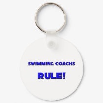 Swimming Coachs Rule! keychains