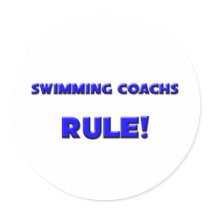 Swimming Coachs Rule! stickers by professions Swimming Coachs Rule! stickers