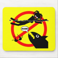 Swimming-Danger-Mousepads