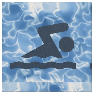 Swimming Design Fabric