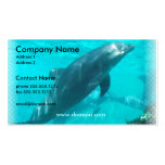 Swimming Dolphin Business Card