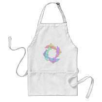 Swimming Dolphins And Babies Apron