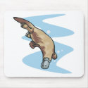 swimming duckbilled platypus mousepads by doonidesignsanimals swimming duckbilled platypus mousepads