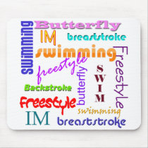 Swimming Everywhere Mousepad by swimtowin Swimming Everywhere Mousepad