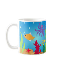 Swimming fishes mugs