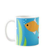 Swimming fishes mugs