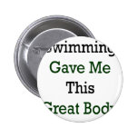 Swimming Gave Me This Great Body Button