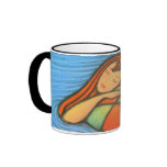 Swimming Girl Coffee Mugs