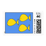 Swimming Goldfish Stamp Postage stamps