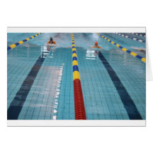 swimming greeting cards