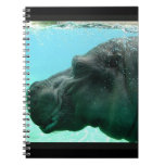 Swimming Hippo Notebook