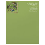 Swimming in Circles Stationery Letterhead Template