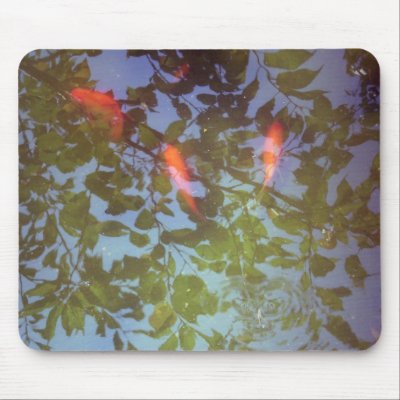 Swimming in Leaves Mousepads by muiling