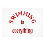 Swimming is Everything Custom Announcements