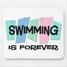 Swimming Is Forever Mouse Mat